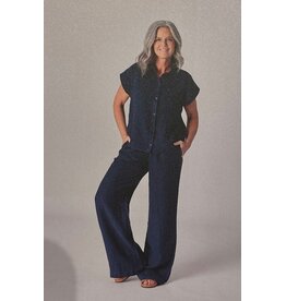 LALOTTI GLORIA BLOUSE NAVY