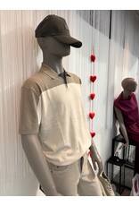 ARMANI EXCHANGE A/X XM002151 MAN KNITTED POLO CREAM -WINTER TWING