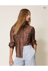 ACTITUDE TWIN SET 261AP2186 CAMICIA CHOCOLADE