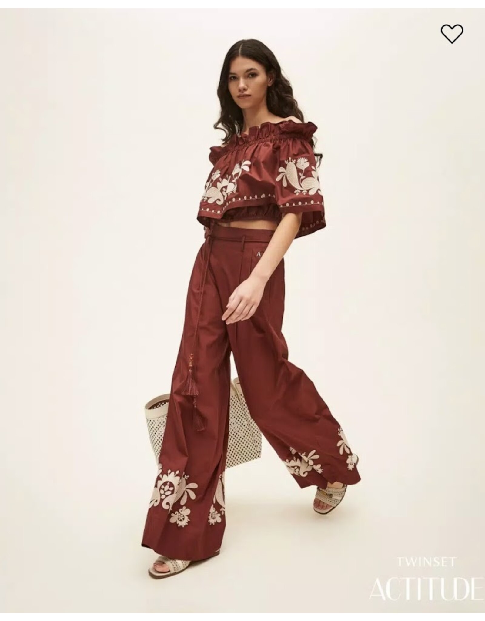 ACTITUDE TWIN SET 261AT2043 PANTALONE TERRA