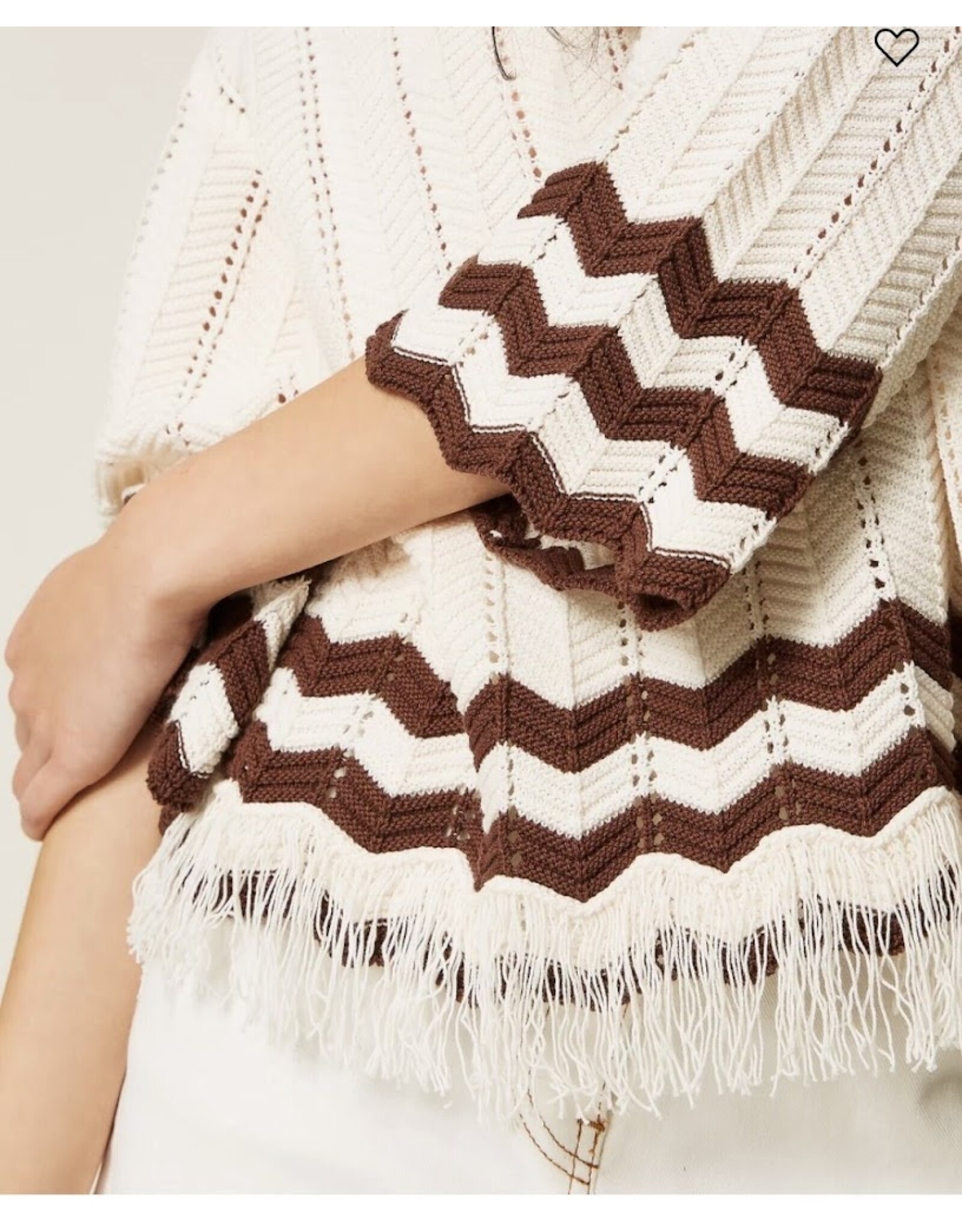 ACTITUDE TWIN SET 261AP3061 MAGLIA BIC MILK