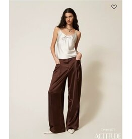 ACTITUDE TWIN SET 261AP2254 PANTALONE CHOCOLA