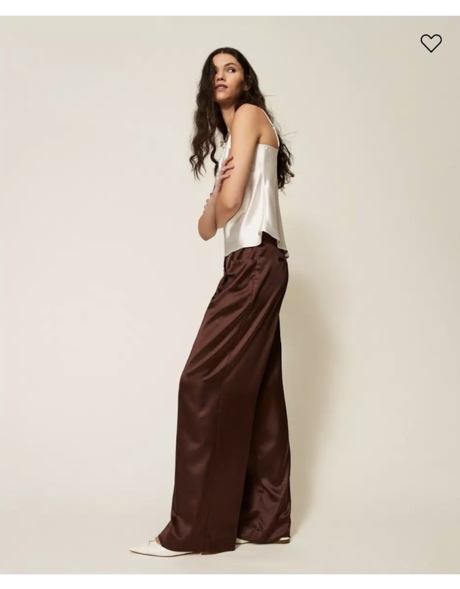 ACTITUDE TWIN SET 261AP2254 PANTALONE CHOCOLA