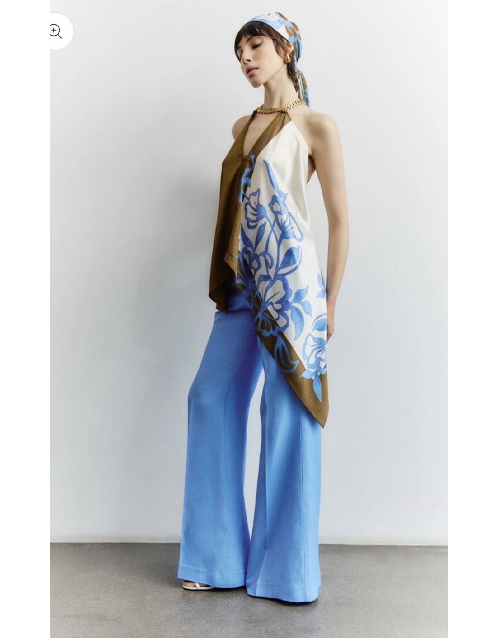 NENETTE 41BB-ECCO PANTALONI CONFEZIONE ZAMPA PERVINCA