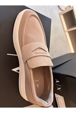 ARMANI EXCHANGE A/X XMOO2632 LEATHER SNEAKER EARTH