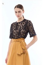 NENETTE 41BB-FOMINIK BLUSA CONFEZIONE MANICA CORTA NERO