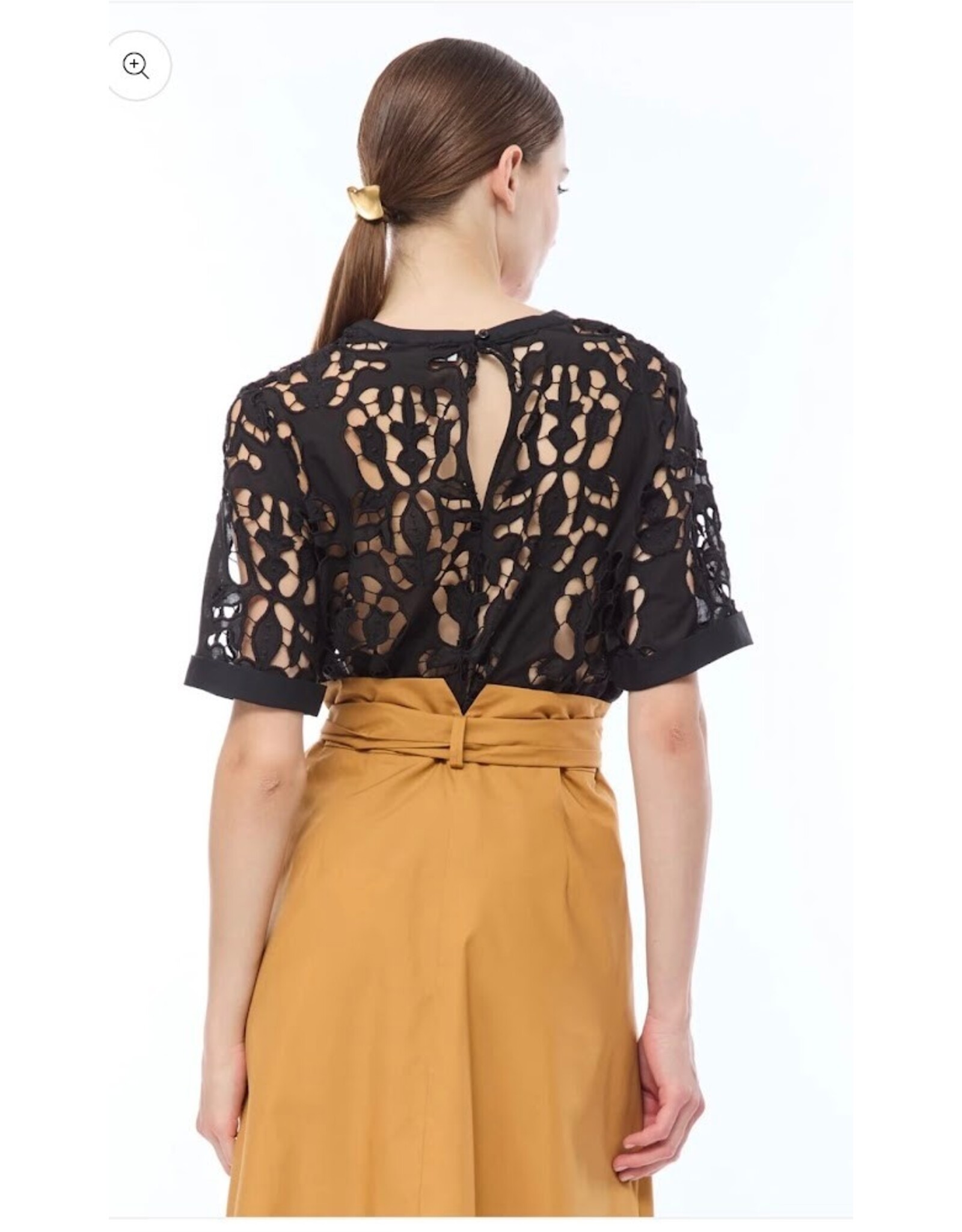 NENETTE 41BB-FOMINIK BLUSA CONFEZIONE MANICA CORTA NERO