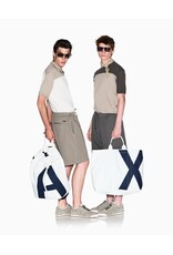 ARMANI EXCHANGE A/X XM002151 MAN KNITTED POLO CREAM -WINTER TWING