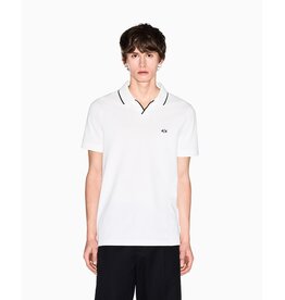 ARMANI EXCHANGE A/X XM002401 MAN JERSEY POLO SHIRT OFF WHITE