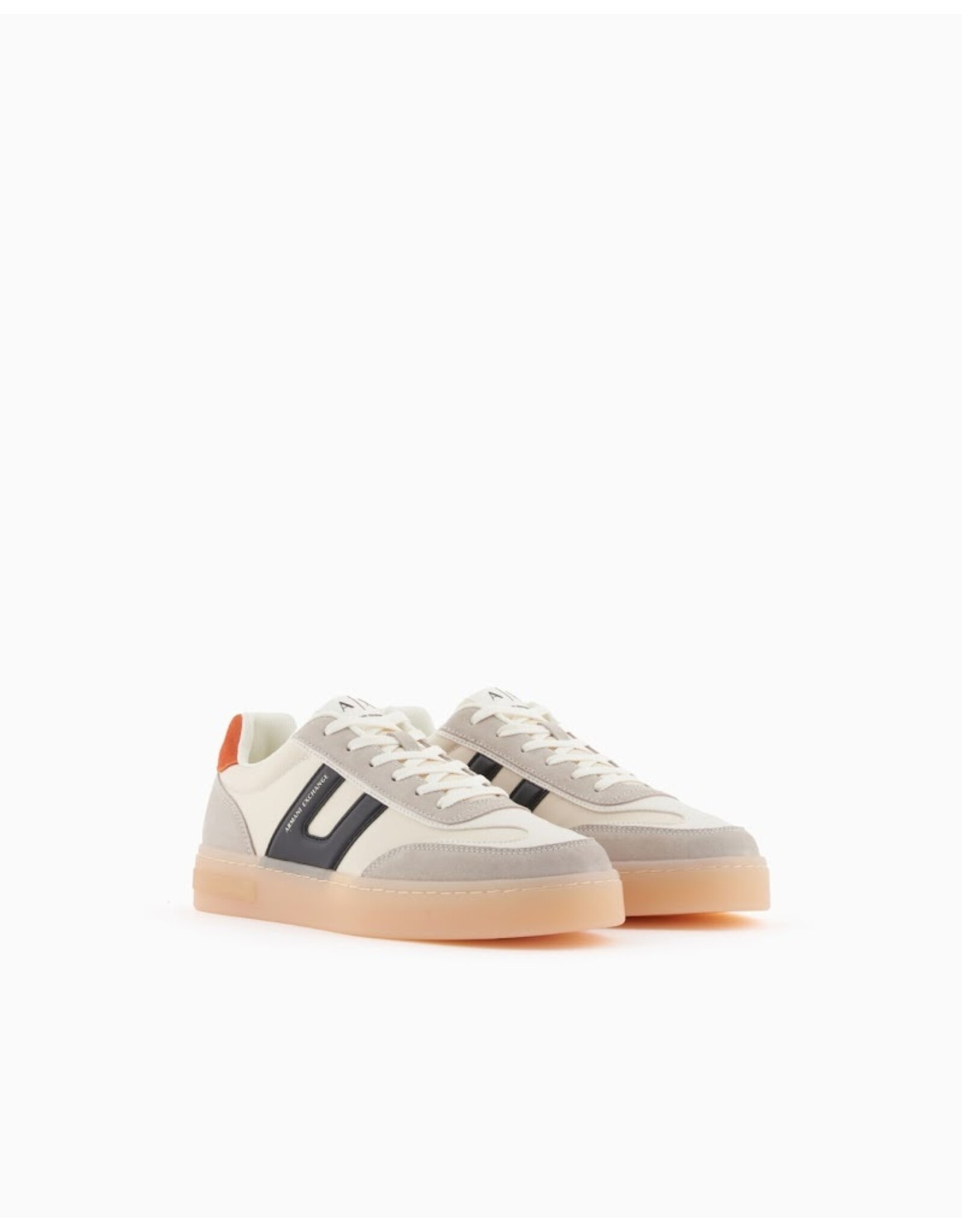 ARMANI EXCHANGE A/X XM002199 SNEAKER OFF WHITE+ORANGE RUS