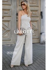 LALOTTI BIBETTE TOP TAUPE STRIPE
