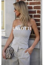 LALOTTI BIBETTE TOP TAUPE STRIPE