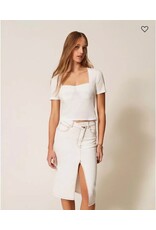 ACTITUDE TWIN SET 261AP2383 GONNA MILK