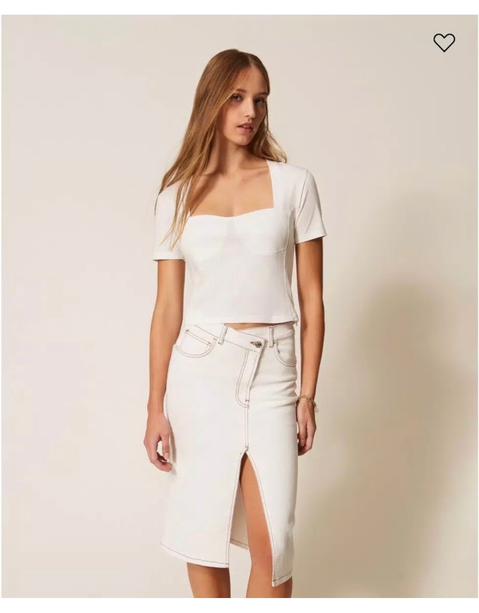 ACTITUDE TWIN SET 261AP2383 GONNA MILK