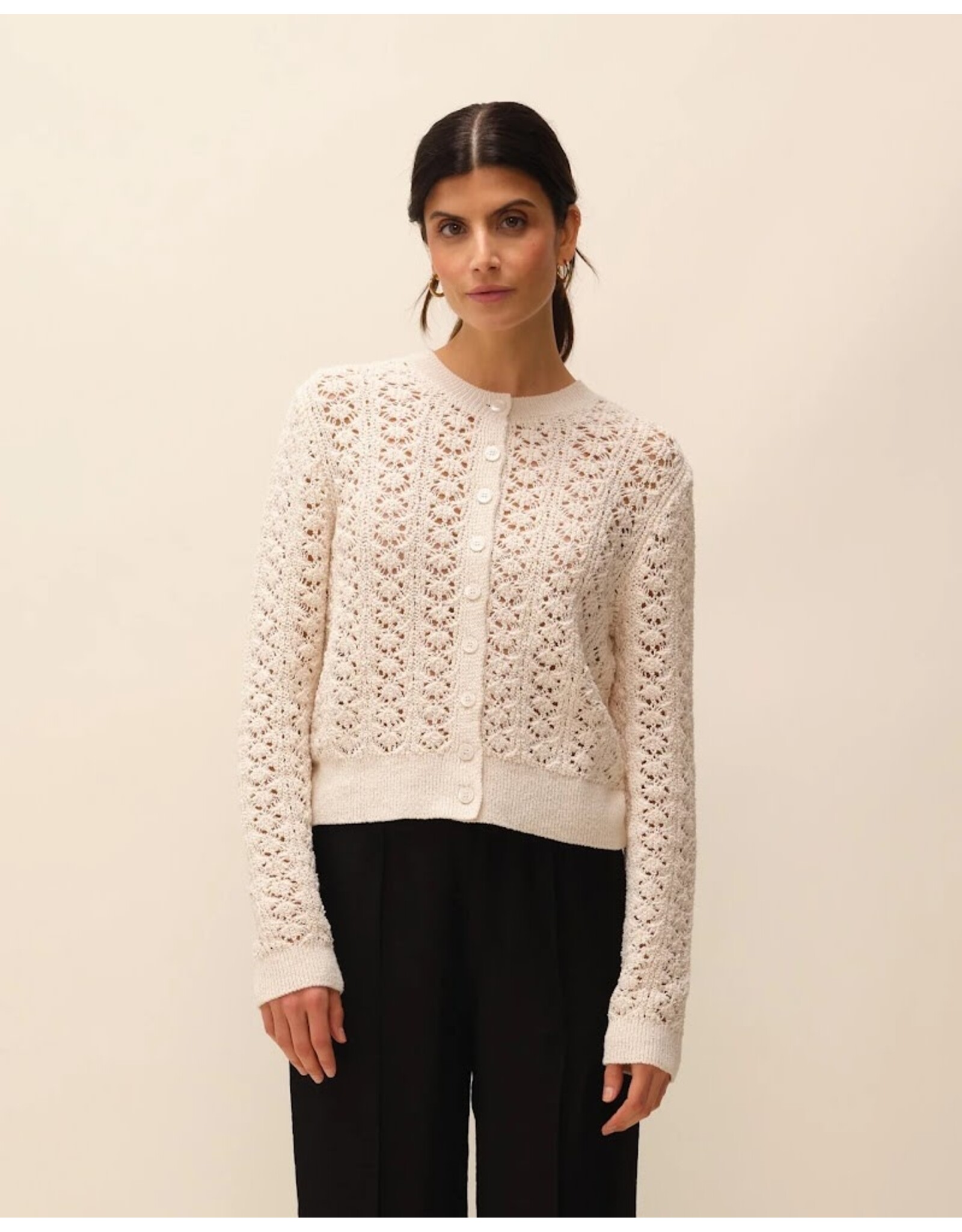 NITAH GILET ECRU NAYA