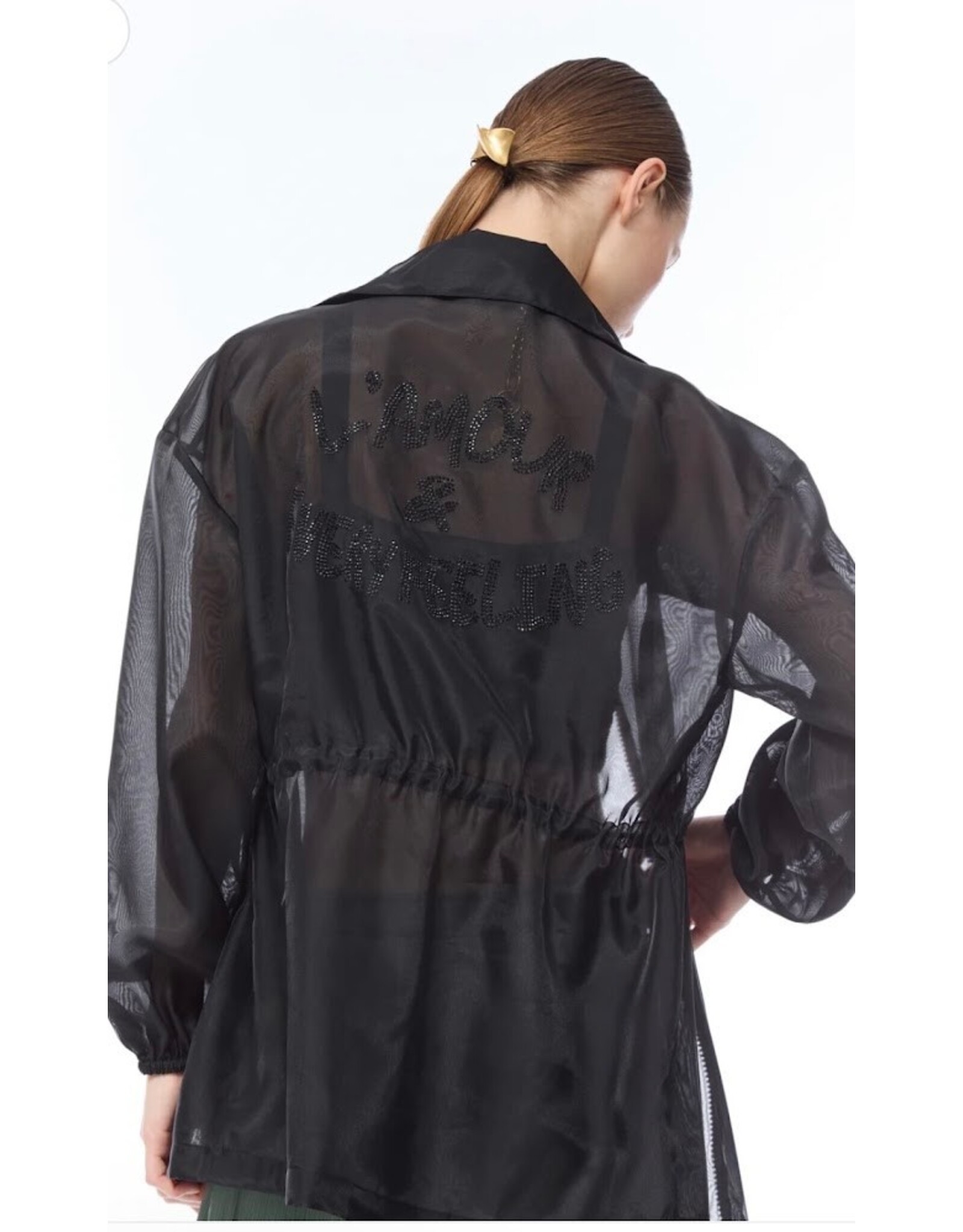 NENETTE 41BB-BIKO GIACCA CONFEZIONE FULL ZIP NERO