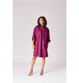 LALOTTI ORPHELIE SHORT DRESS PLUME