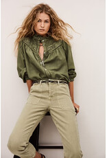 BA&SH PANTALON FALLY KAKI