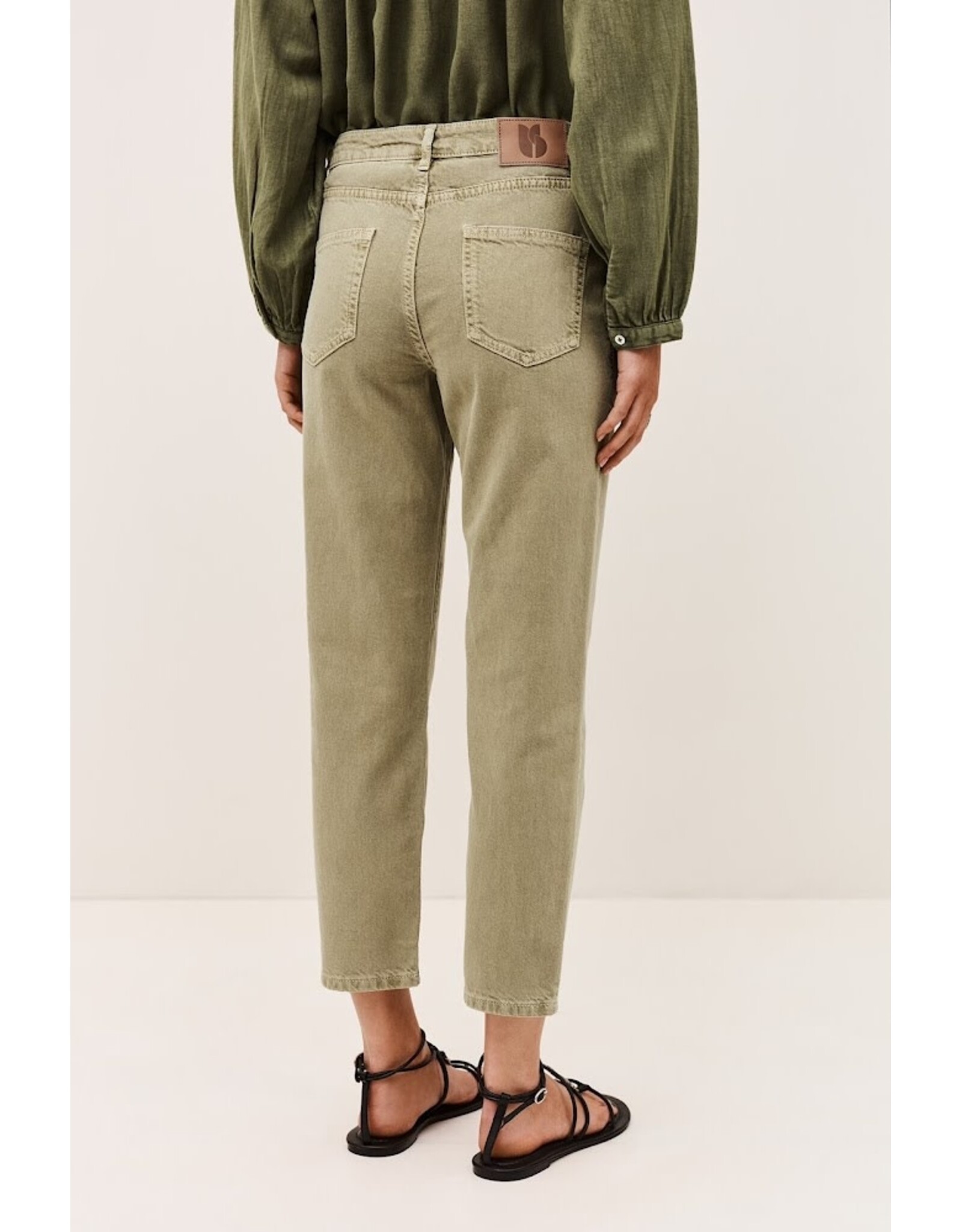 BA&SH PANTALON FALLY KAKI