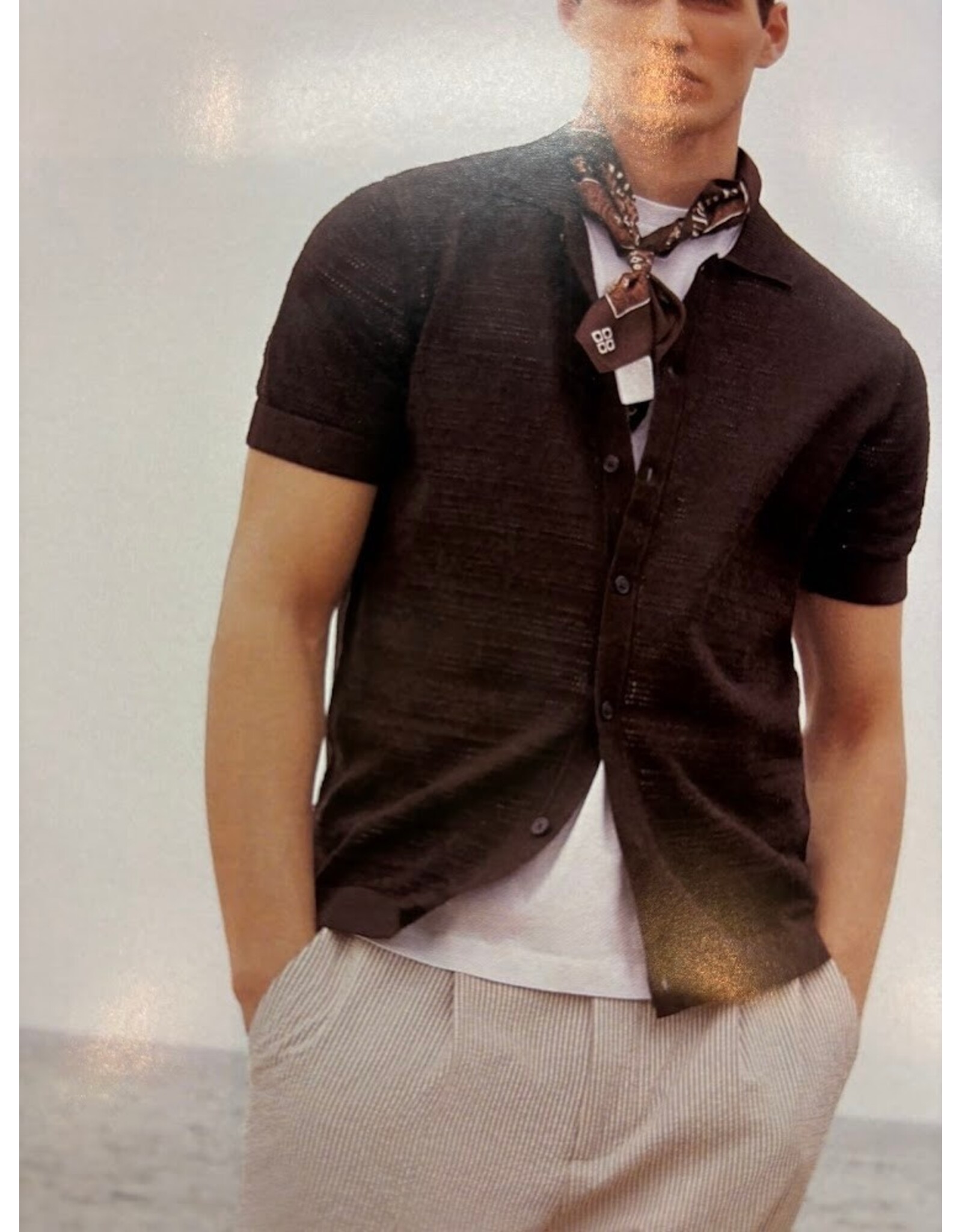 MARKUP MK1900013 POLO CROCHET MISTO CACAO