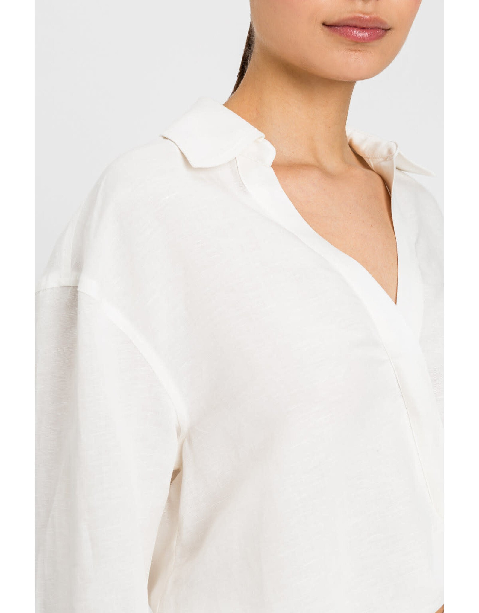 ACTITUDE TWIN SET 261AT2021 CAMICIA OFF WHITE