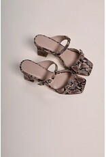 MARCH23 MONACO SANDAL HIGH HEEL BRONZE PYTHON