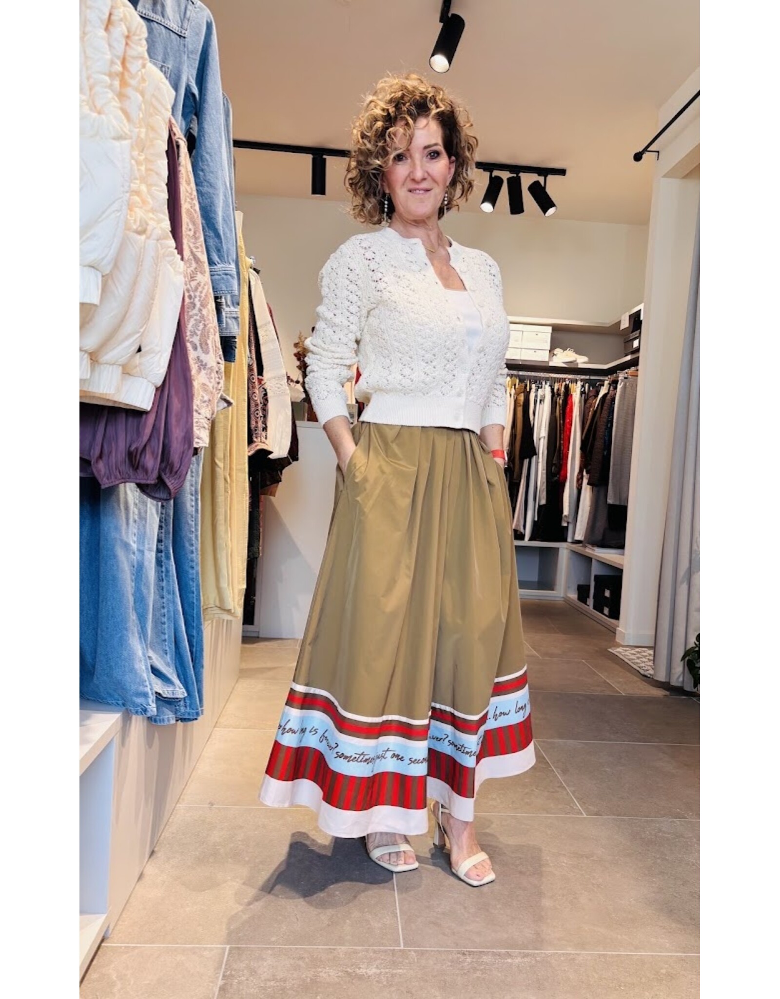 NITAH GILET ECRU NAYA