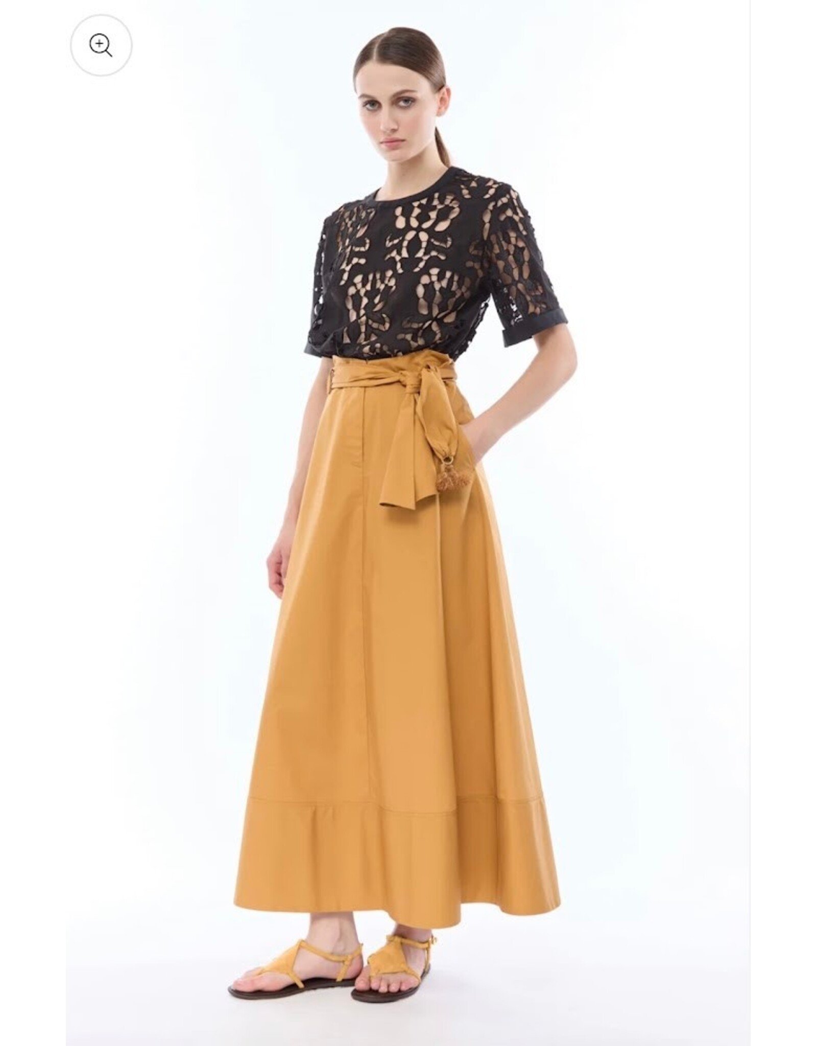 NENETTE 41BB-GINESTRA GONNA CONFEZIONE LUNGA CURCUMA