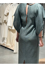 MARCH23 DRESS COSTA RICA RAFFIA BOTTLE GREEN