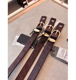 ARMANI EXCHANGE A/X XW002848 WOMAN LEATHER TONGUE BELT DUSK SHADE