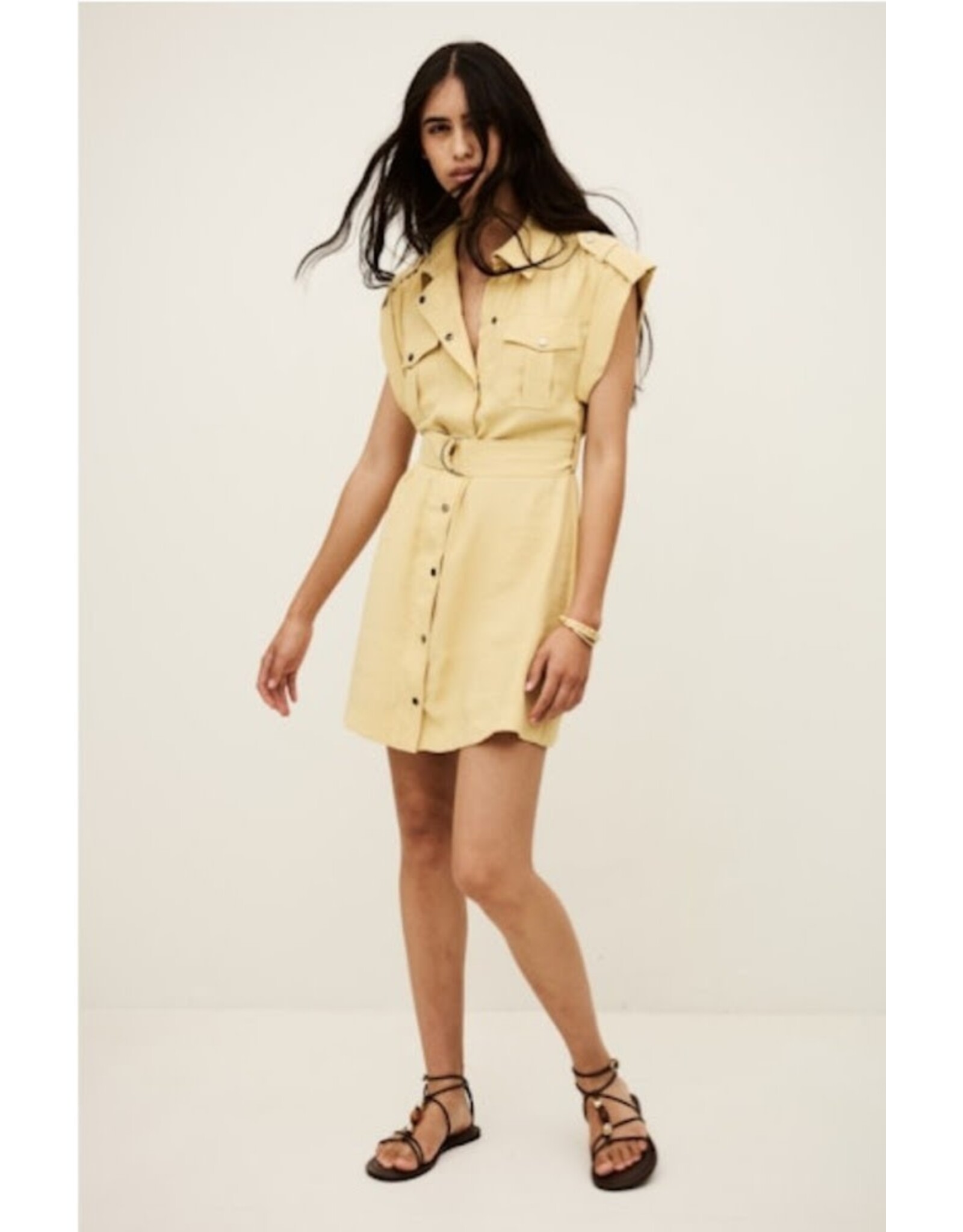 BA&SH ROBE DIALA PAILLE