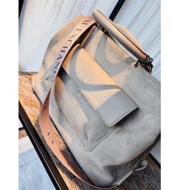 ARMANI EXCHANGE A/X XW001542 WOMAN SHOPPING BAG SAND