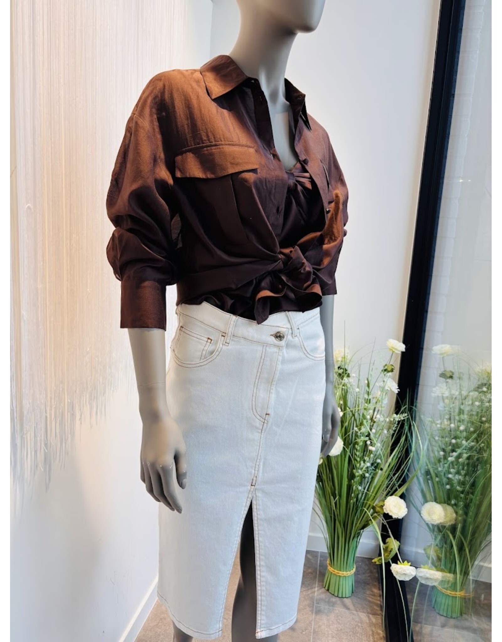 ACTITUDE TWIN SET 261AP2383 GONNA MILK