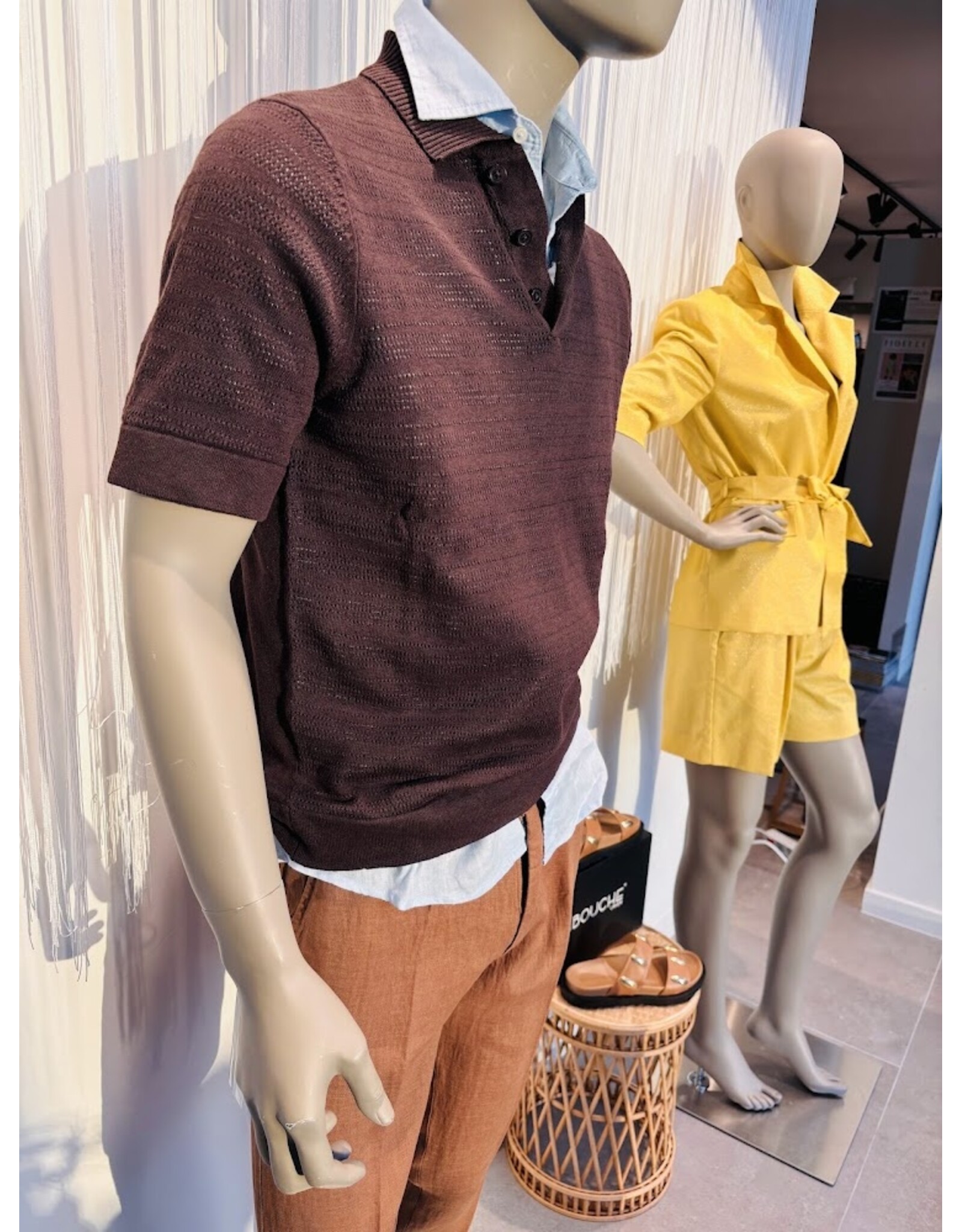 MARKUP MK1900013 POLO CROCHET MISTO CACAO
