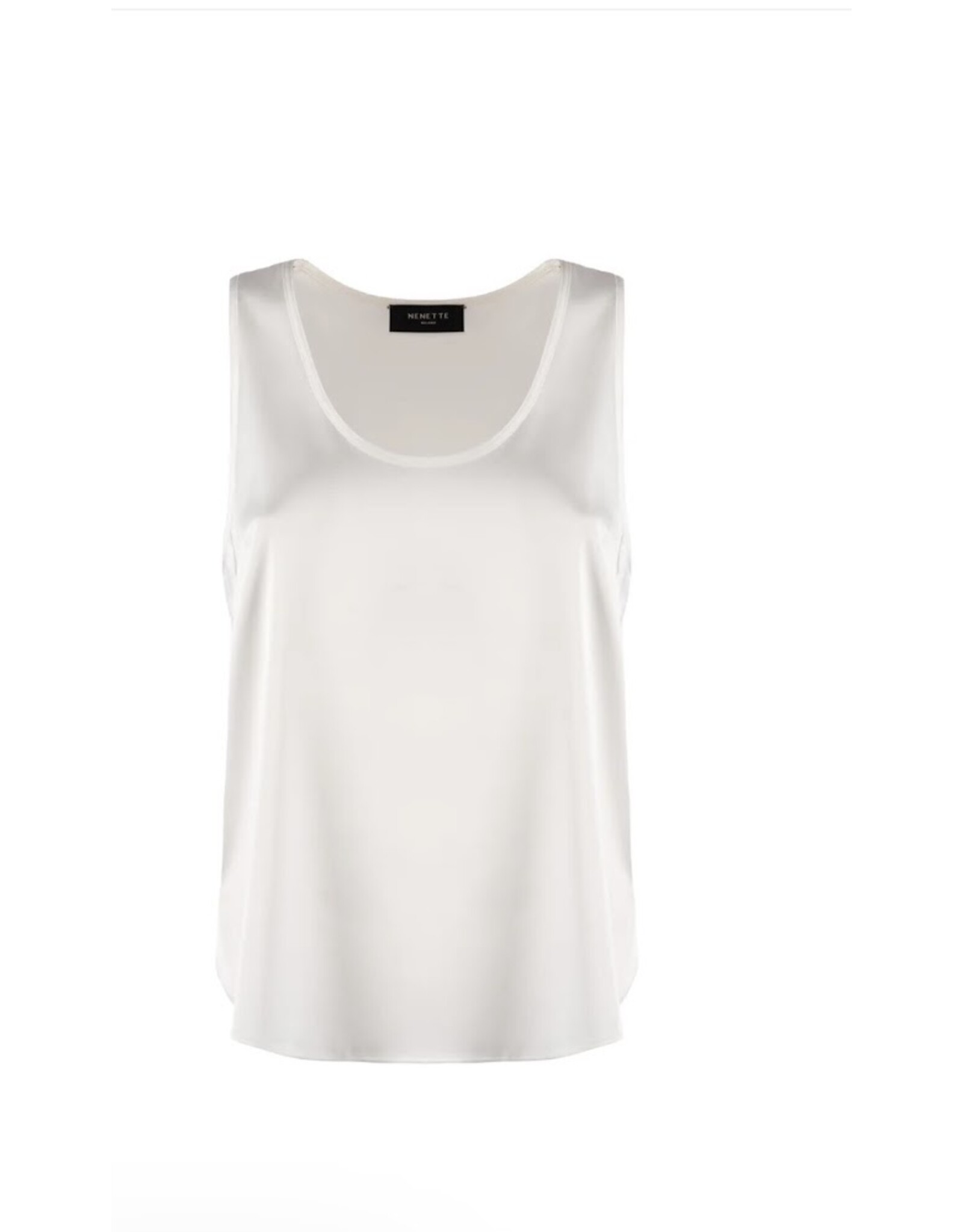 NENETTE 41BB-FRISBEE TOP SPALLA LARGA TESSUTO RASETTO POLY