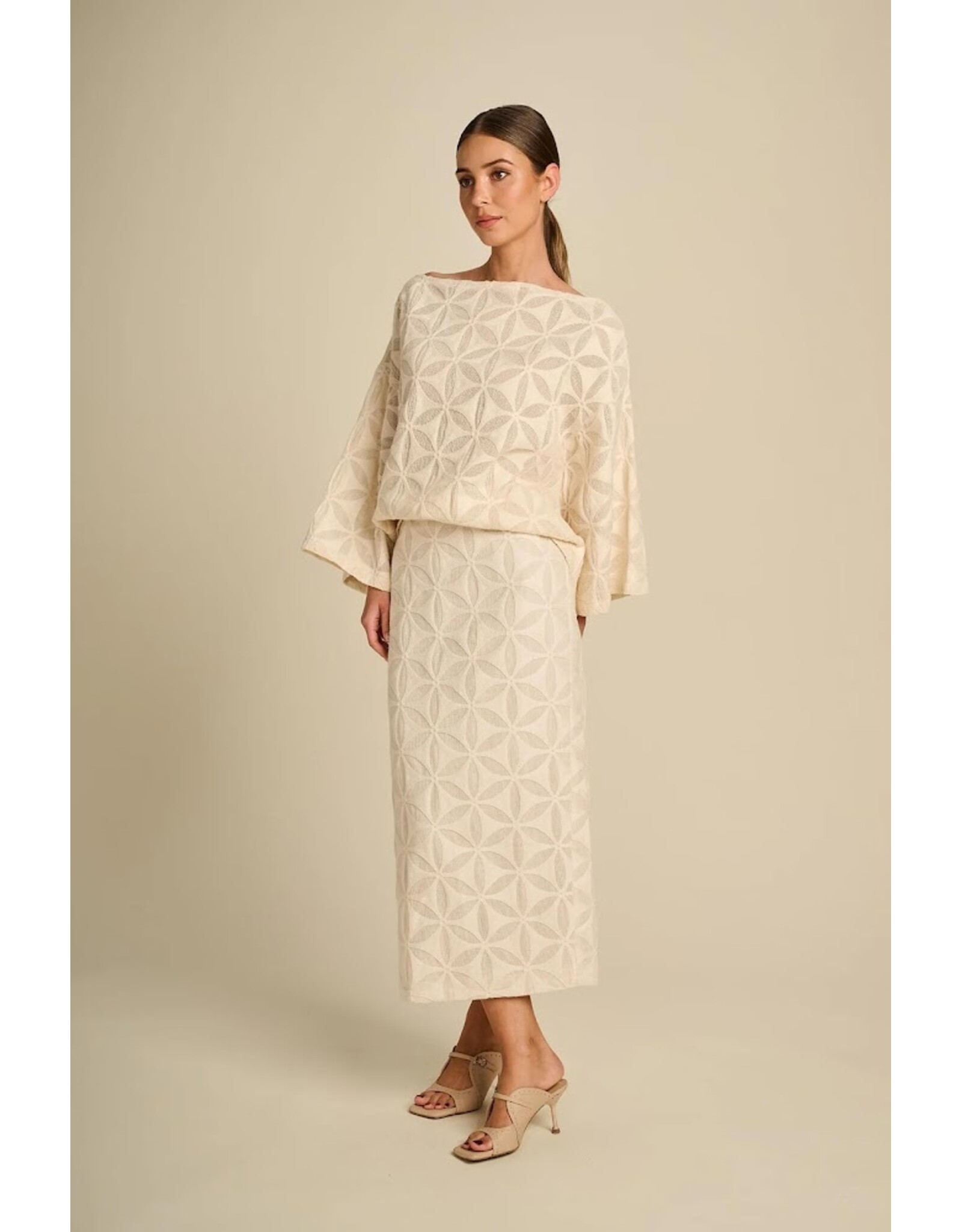 MARCH23 SKIRT MINIMAL IVORY