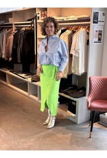 LALOTTI LAURE BIS BLOUSE LIGHT BLUE-FLUO GREEN