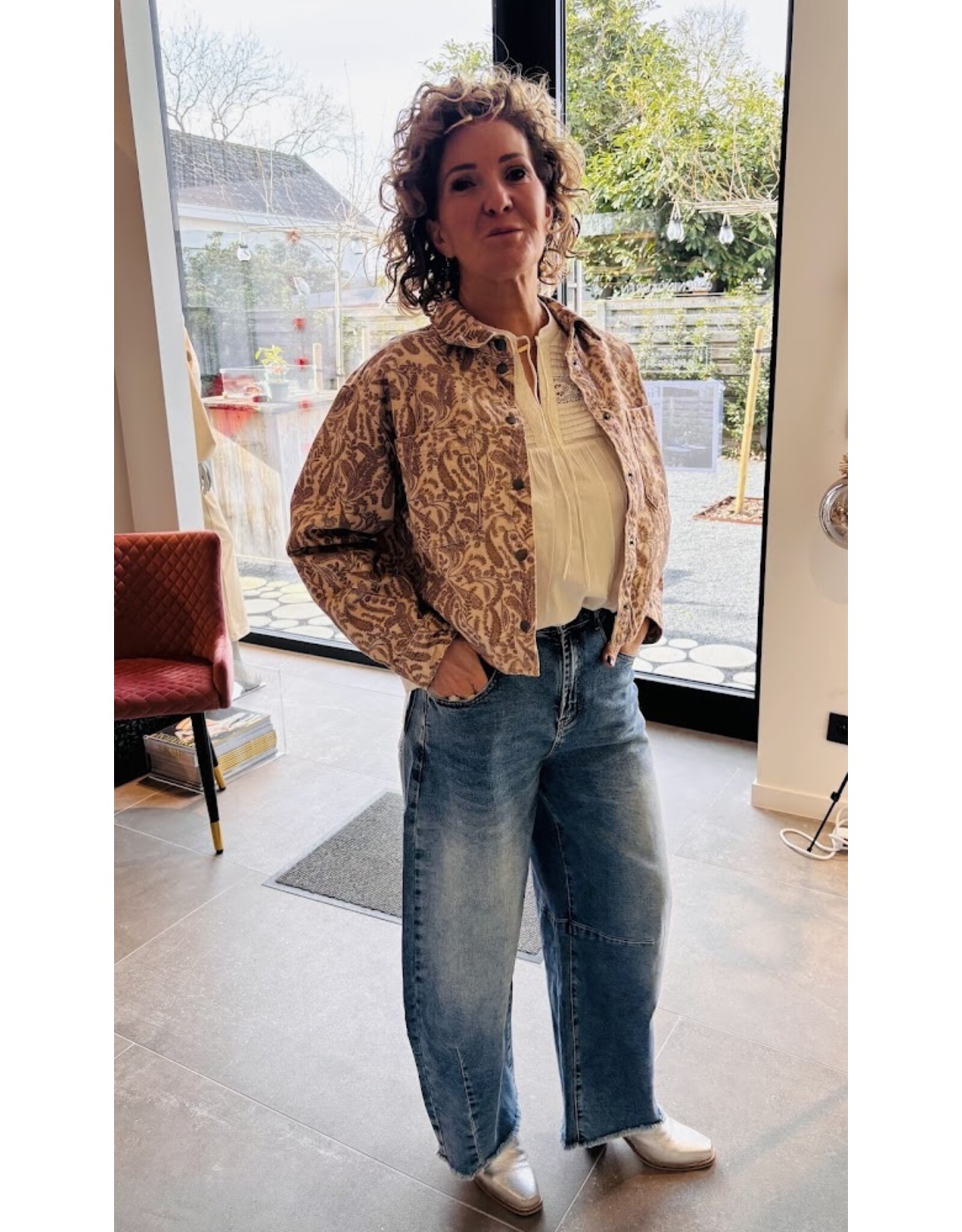 BA&SH VESTE TULLIA ECRU