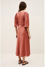 BA&SH ROBE CHARLOTTE BLUSH