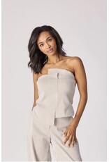 LALOTTI BIBETTE TOP TAUPE STRIPE