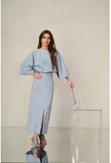 JUST EVE SKIRT NURIA BLUE MIST