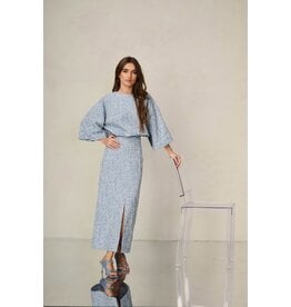 JUST EVE SKIRT NURIA BLUE MIST
