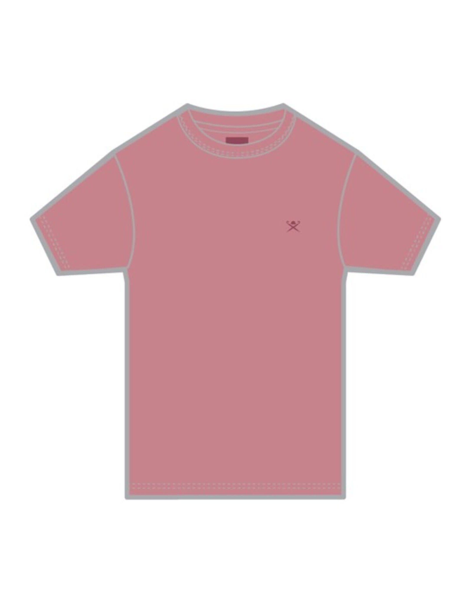Hackett GMT DYE TEE HM500796 ROSE PINK