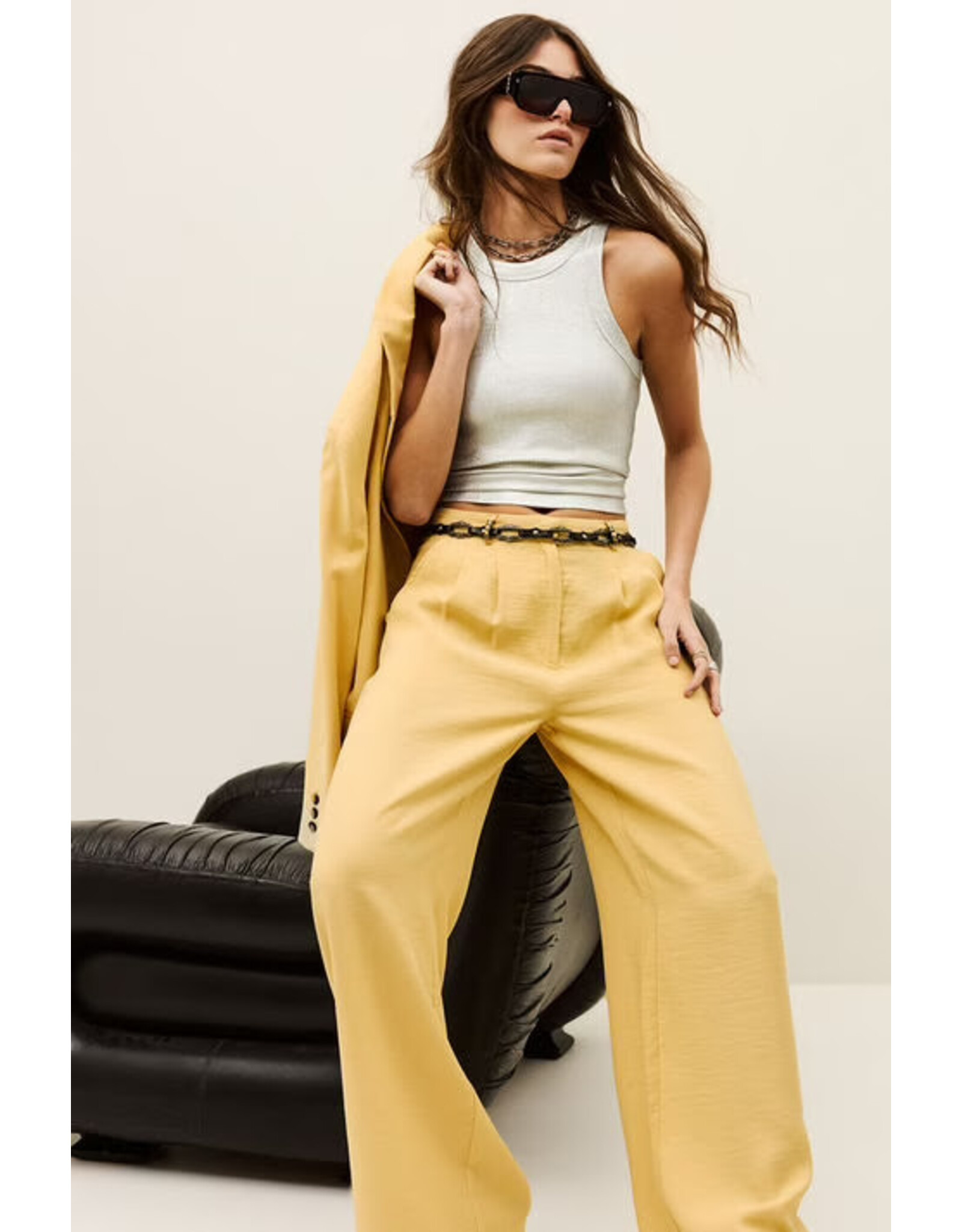 BA&SH PANTALON DEANA DEAN PAILLE