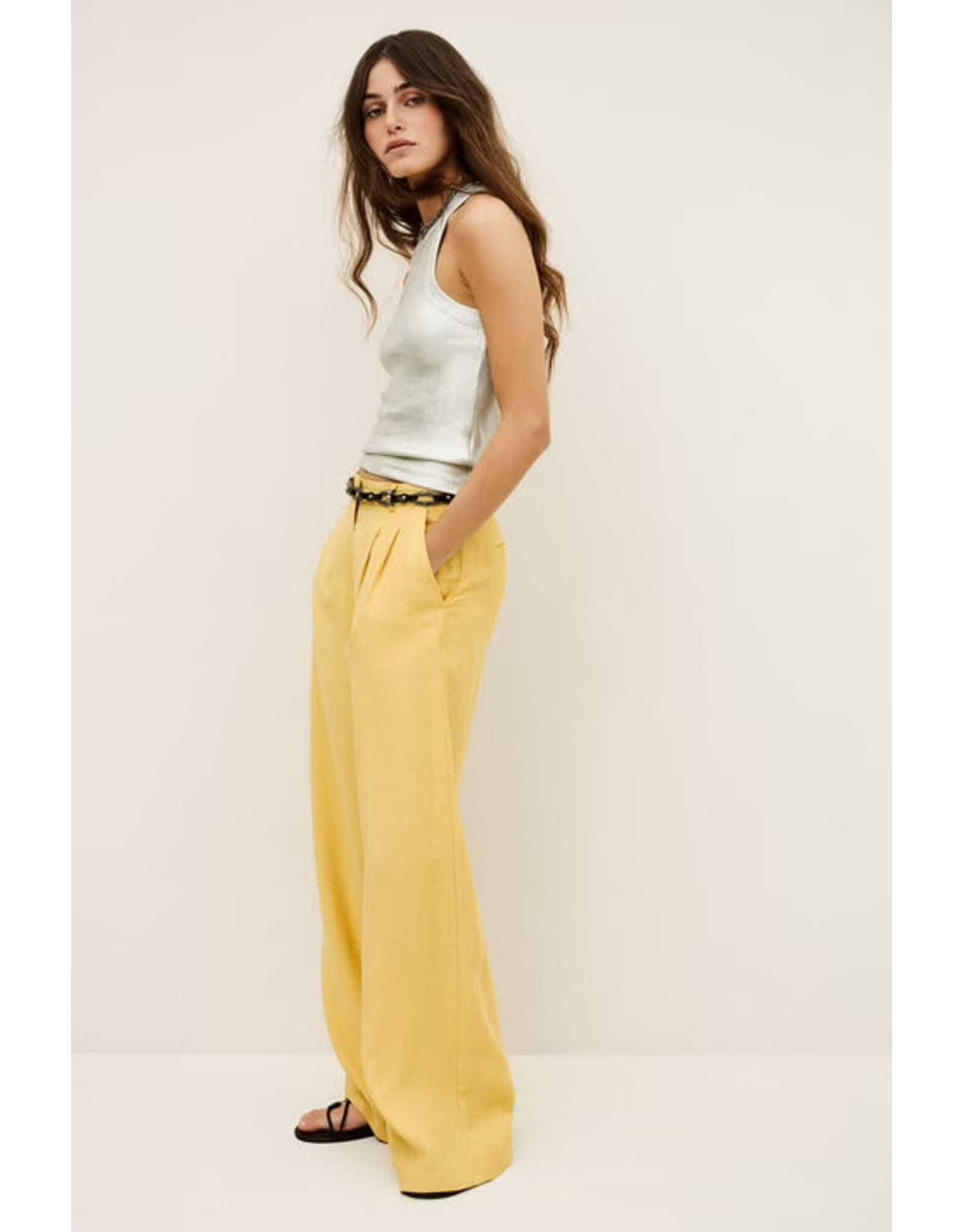 BA&SH PANTALON DEANA DEAN PAILLE