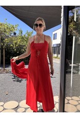NITAH ROBE ROUGE TANIA