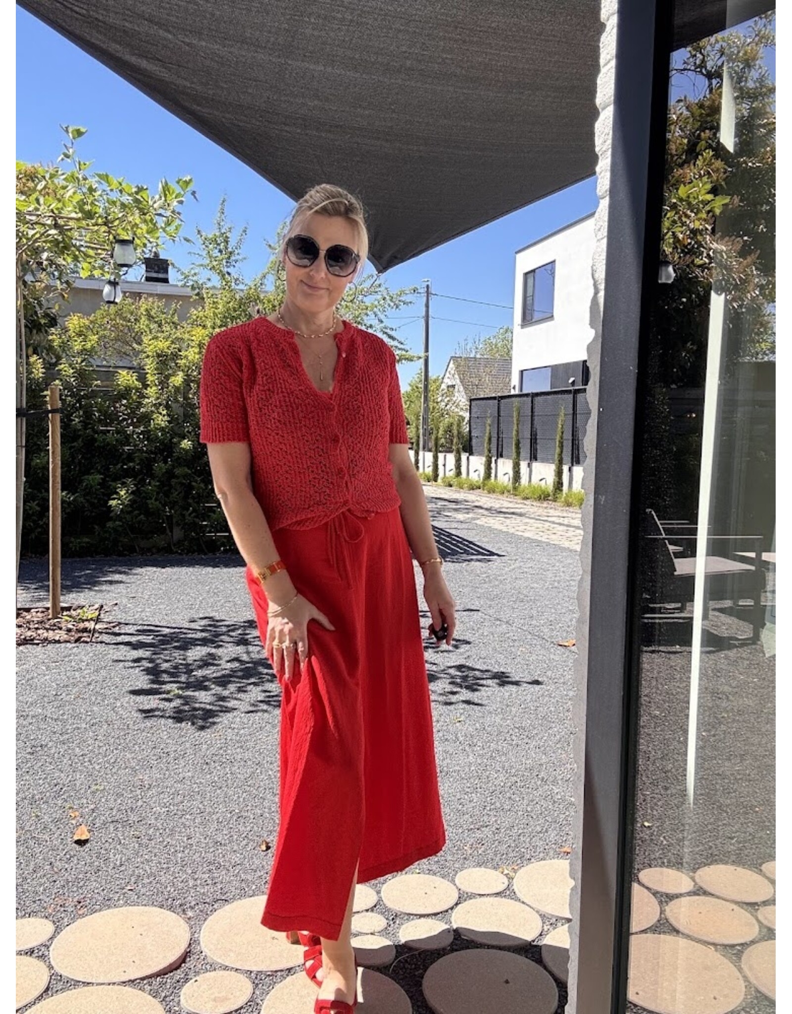 NITAH GILET MIA RED