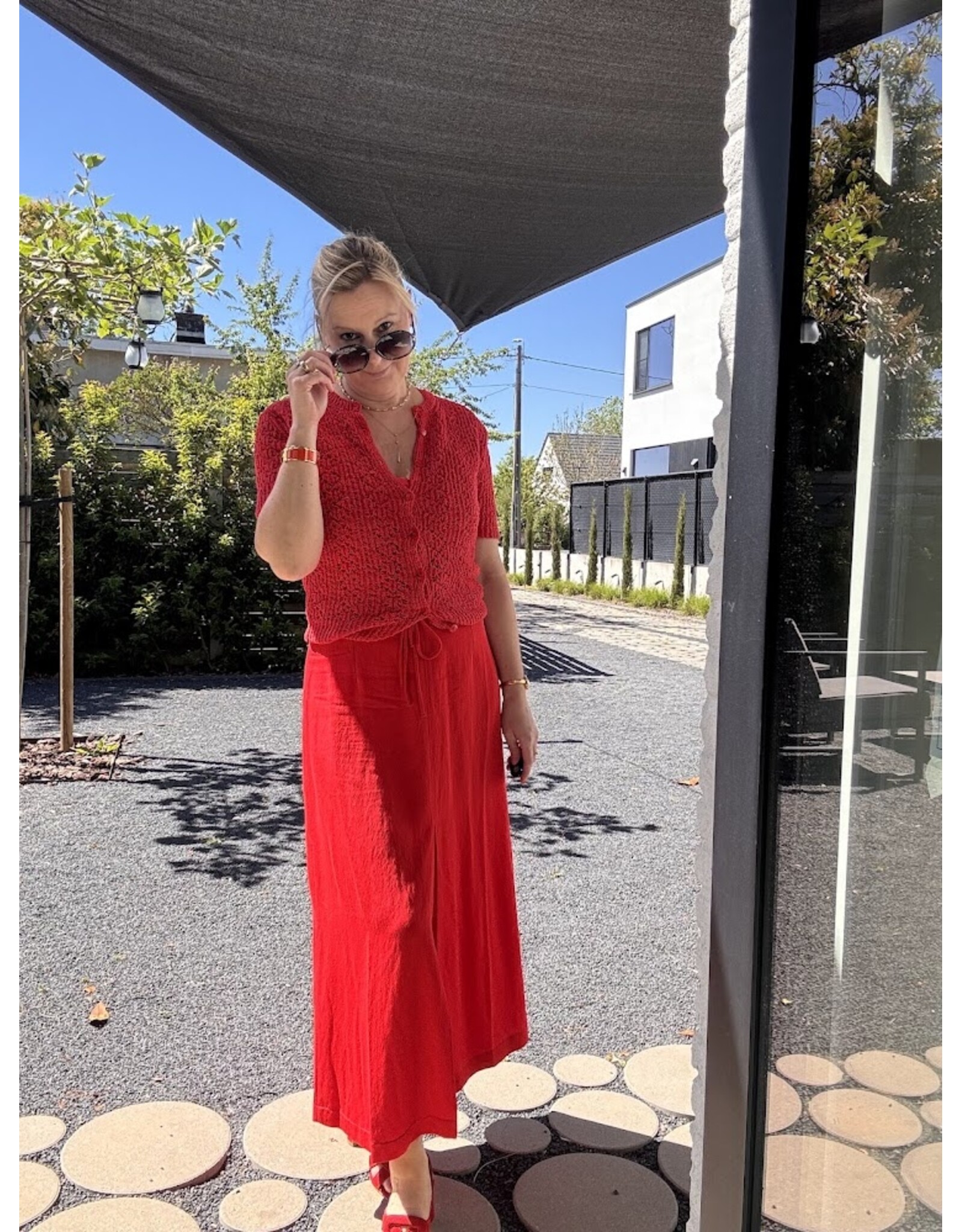 NITAH GILET MIA RED