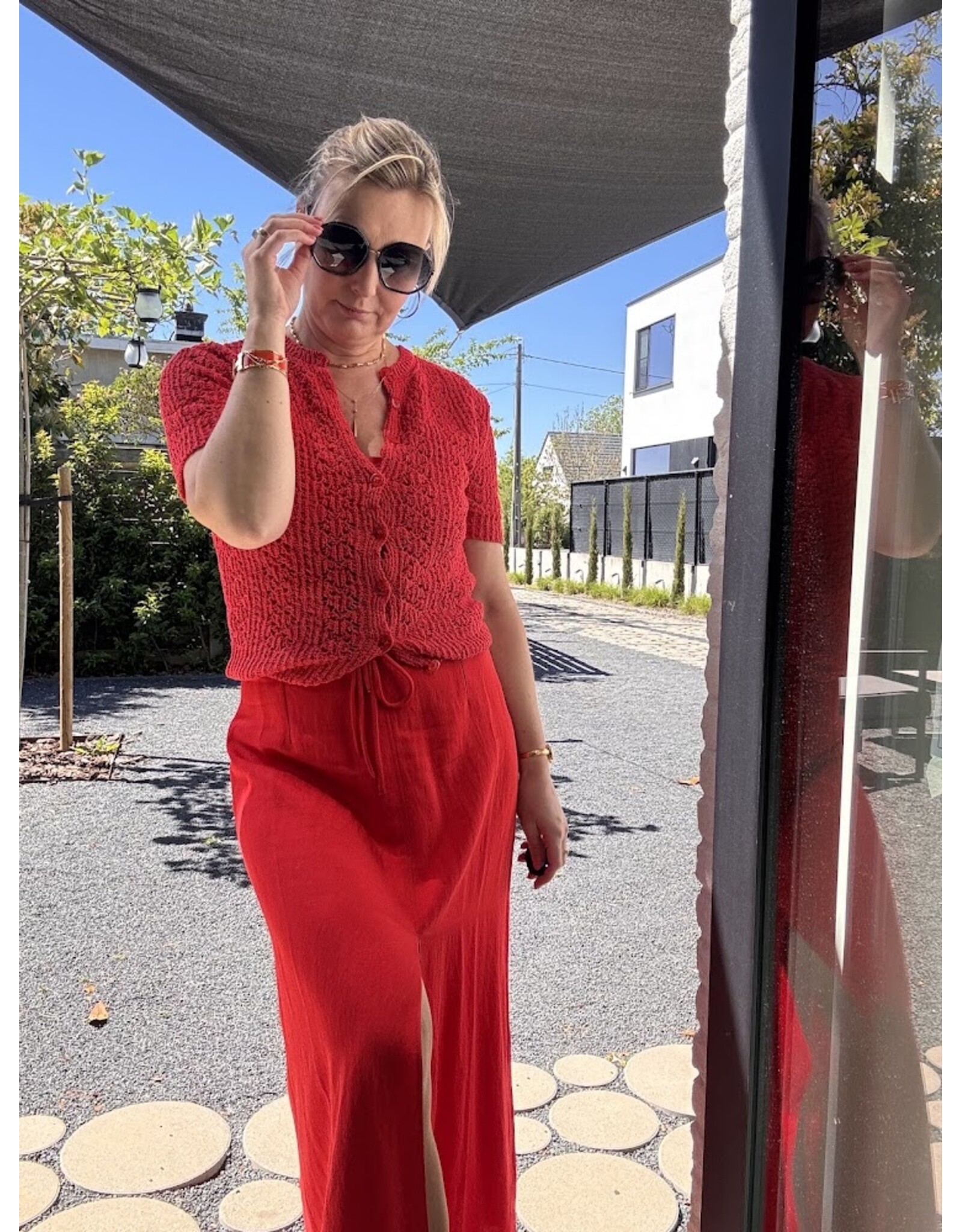 NITAH GILET MIA RED