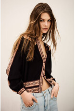BA&SH CHEMISE VALDA CARBONE
